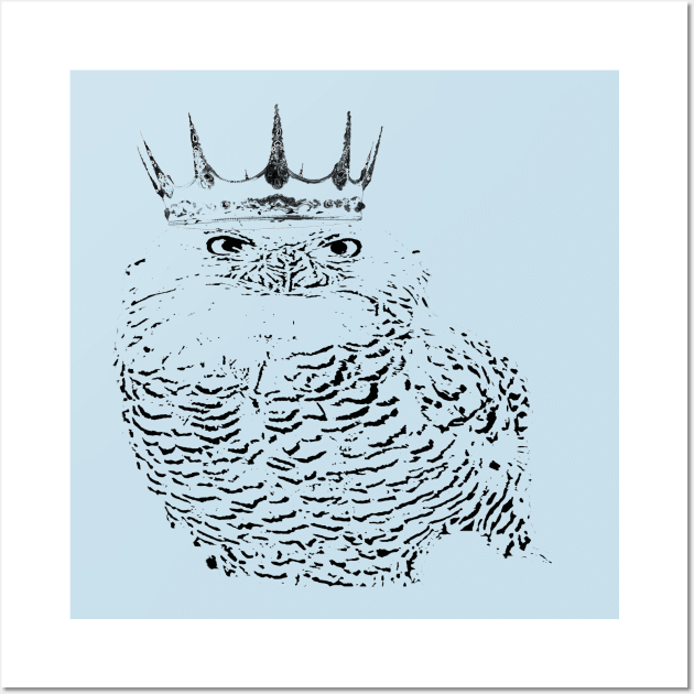 owl king Wall Art by zuzudesign